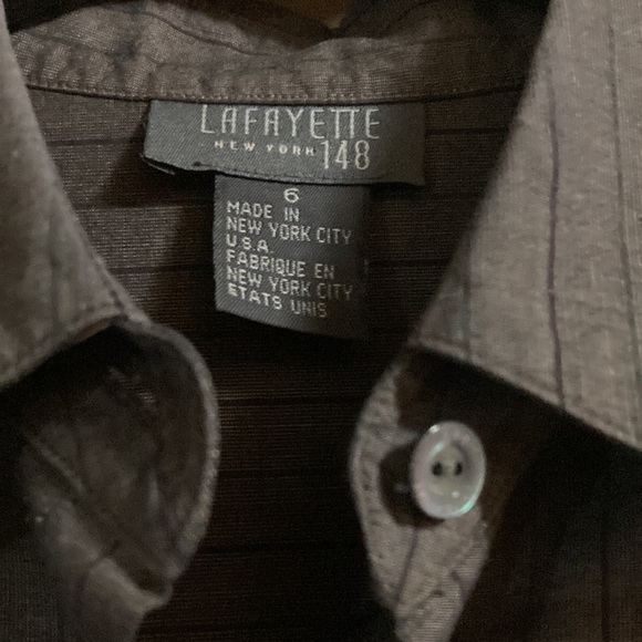Lafayette 148 New York Button Up Shirt - Picture 2 of 11
